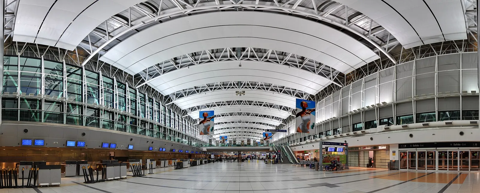 L'aeroporto internazionale di Ezeiza, a Buenos Aires