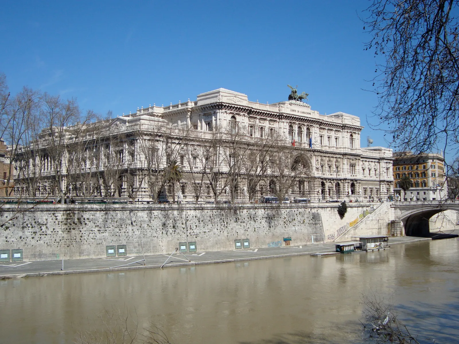 Il Palazzo di Giustizia, sede della Corte di Cassazione a Roma
