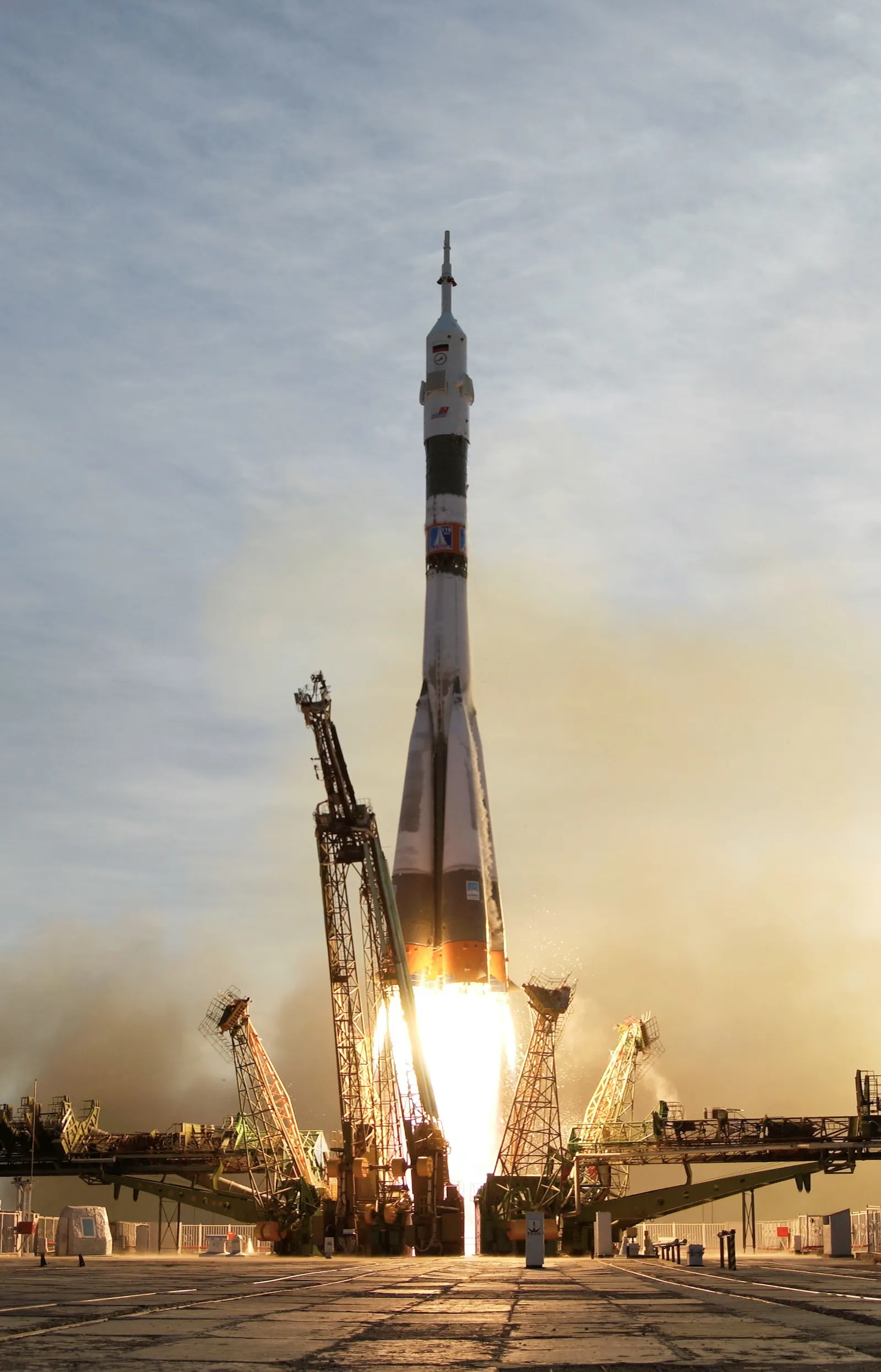 Il lancio di un razzo spaziale