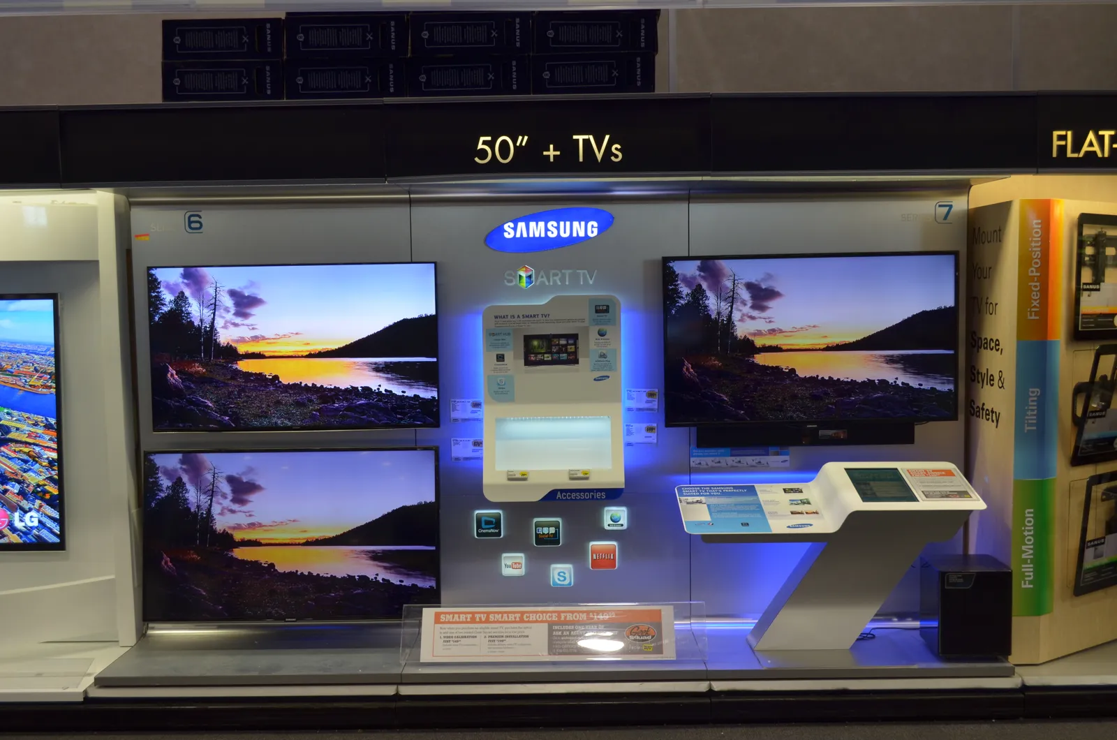 Un televisore smart Samsung
