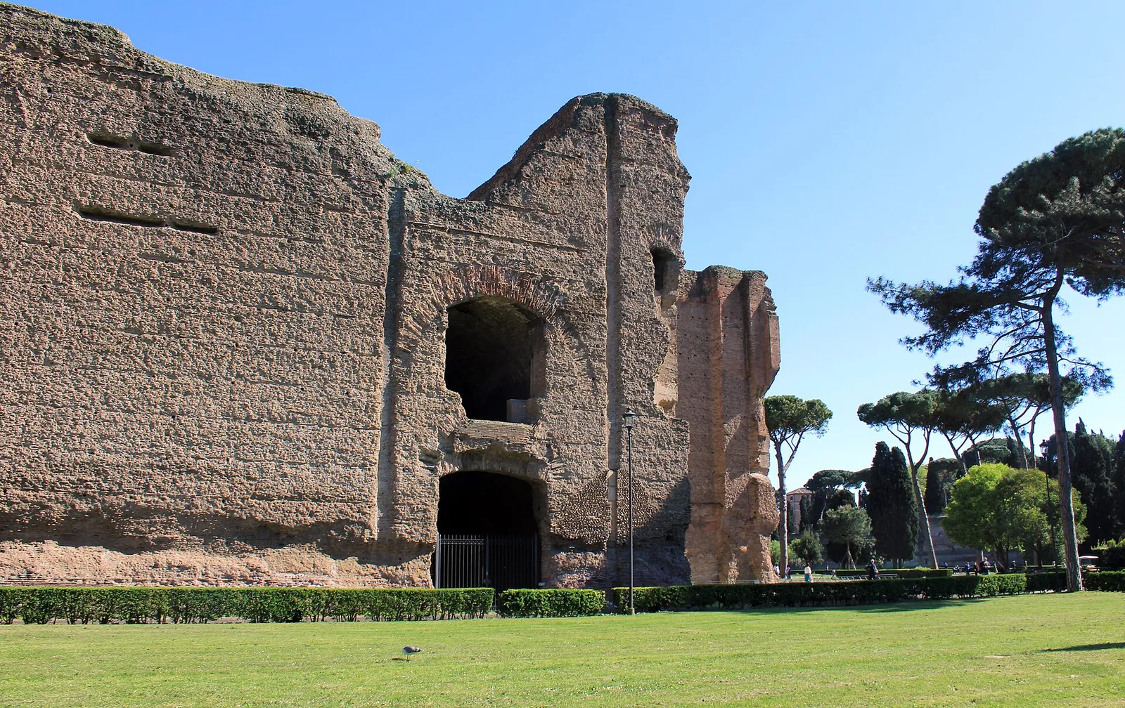 Le rovine delle Terme di Caracalla a Roma