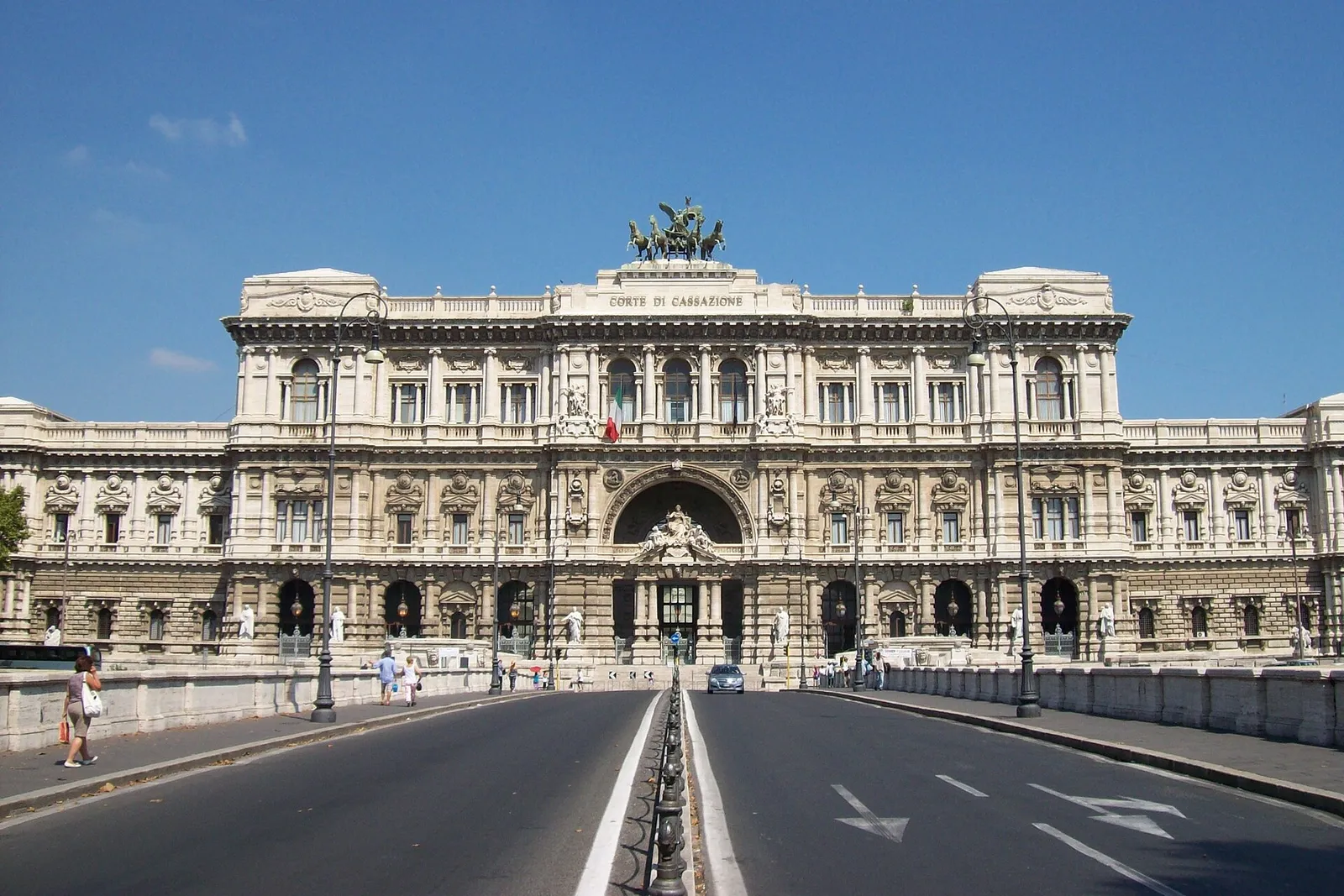 Il Palazzo di Giustizia di Roma, sede della Corte di Cassazione