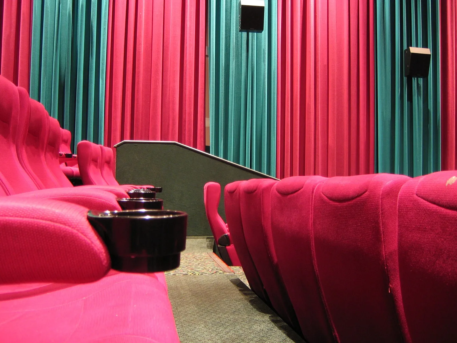 L'interno di una sala cinematografica
