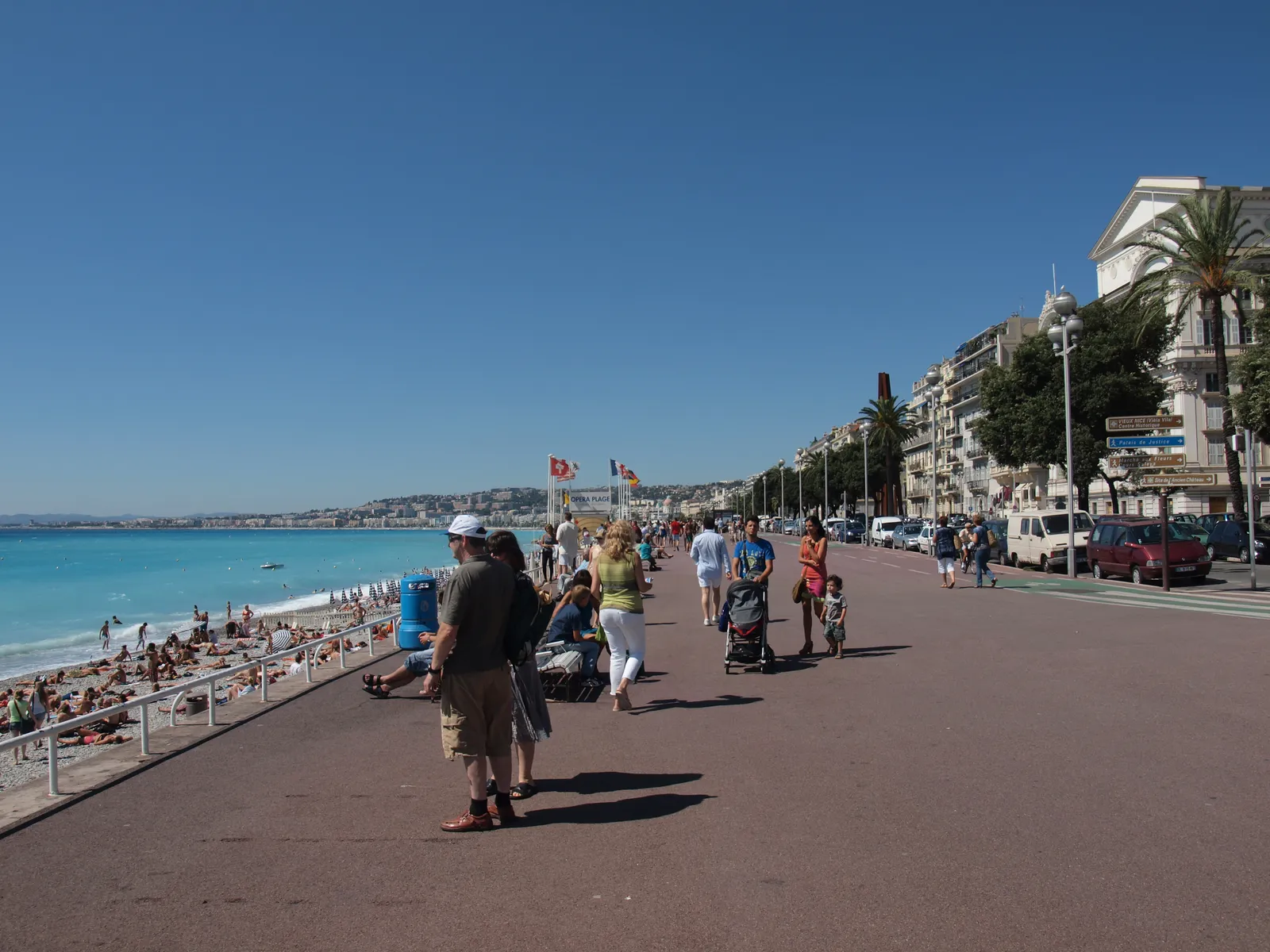 La Promenade des Anglais a Nizza, sul lungomare francese (immagine d'archivio)