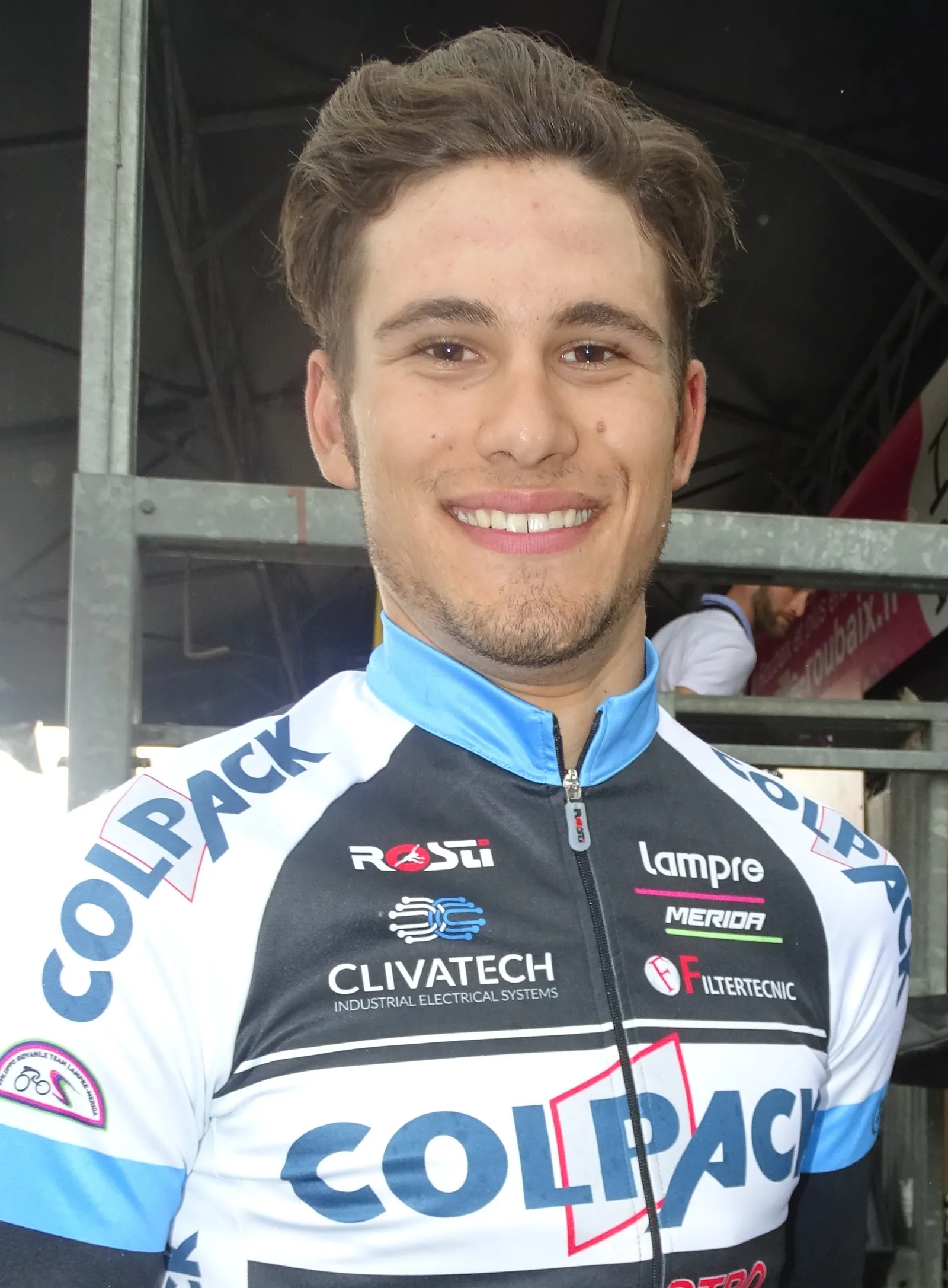 Il ciclista Filippo Ganna (immagine d'archivio)