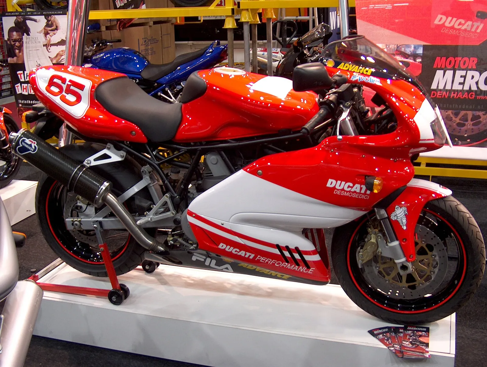 Una Ducati Desmosedici da MotoGP (immagine d'archivio)