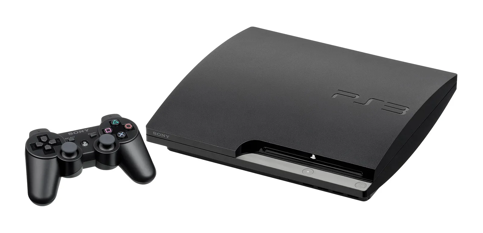 Una console PlayStation con lettore per i dischi
